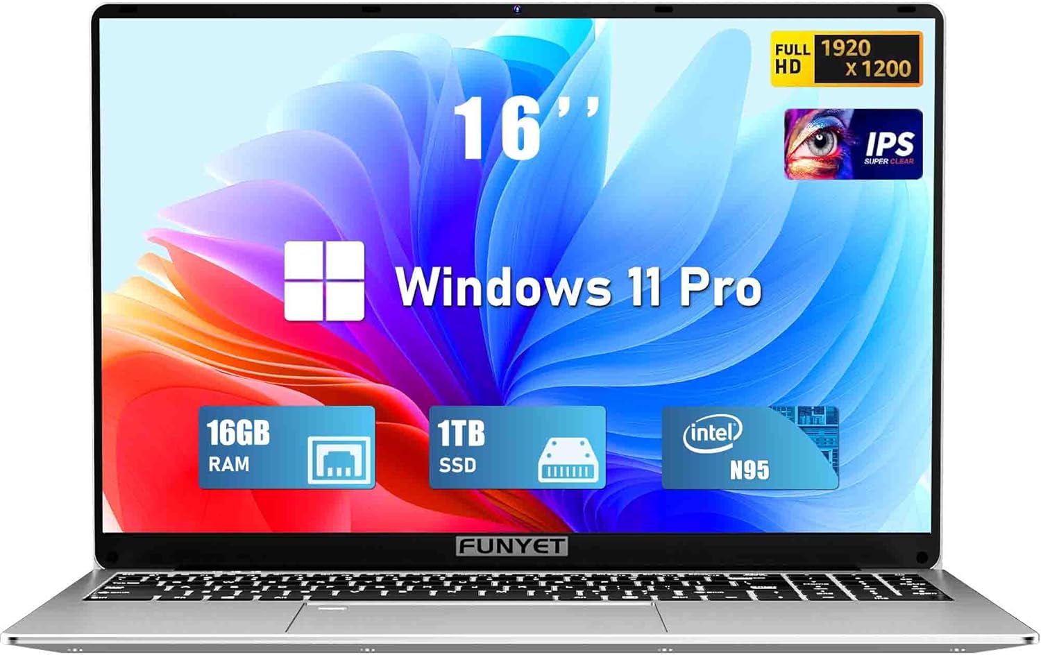 16" Laptop NY-02 — N95 · 16GB · 1TB